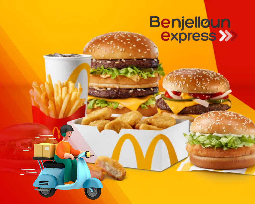 livraison Mcdonald's marrakech / delivery Mcdonald's in marrakech