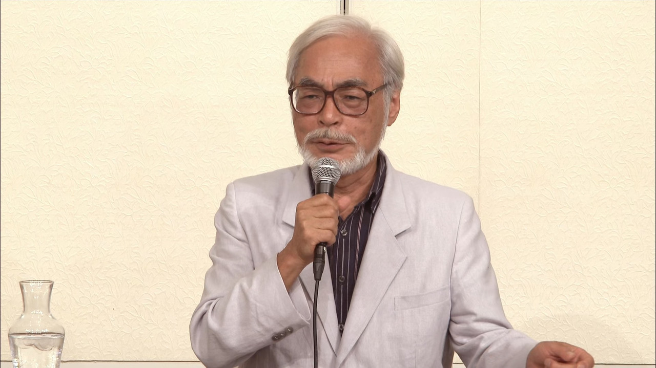 Miyazaki's Retirement Press Conference [jp] (1080p x265 10bit Ti