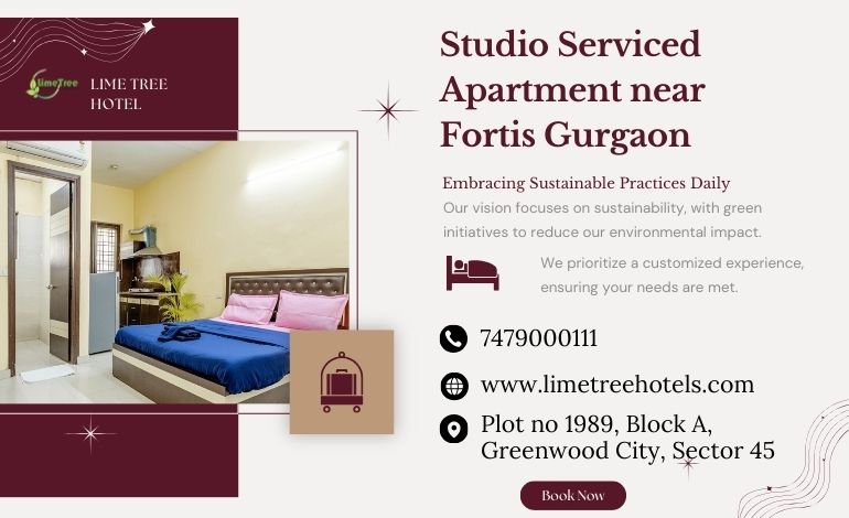 Studio Serviced Apartment near Fortis Gurgaon