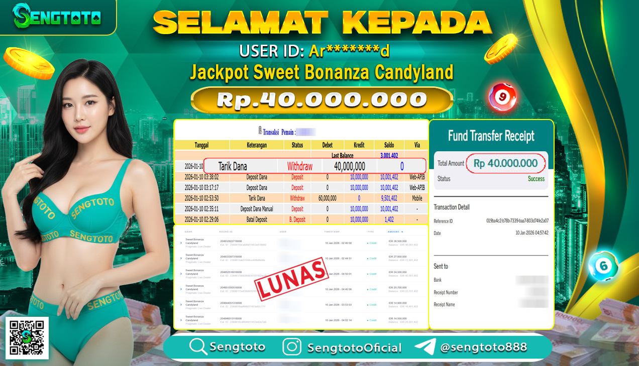 BUKTI PEMBAYARAN SLOT SWEET BONANZA CANDYLAND