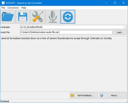 VovSoft Speech to Text Converter 1.4 VovSoft Speech to Text Converter 1.4