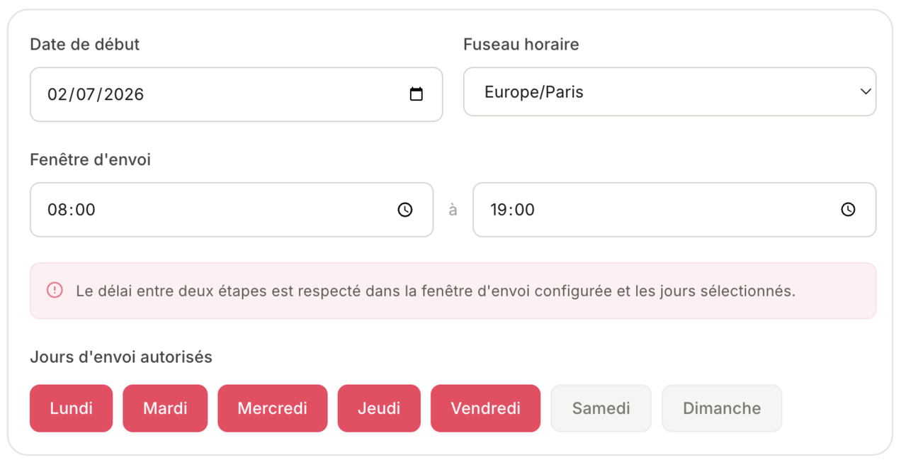 Horaires