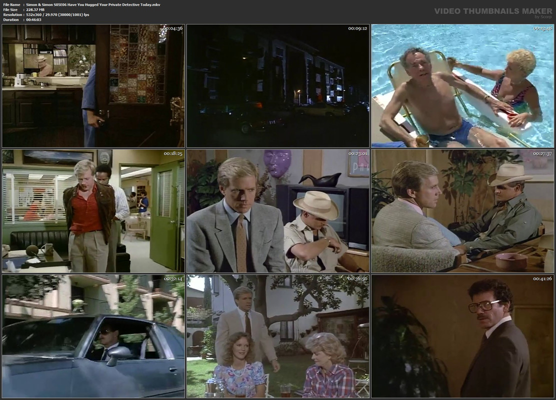 Simon & Simon S05E06 Have You Hugged Your Private Detective Today.mkv