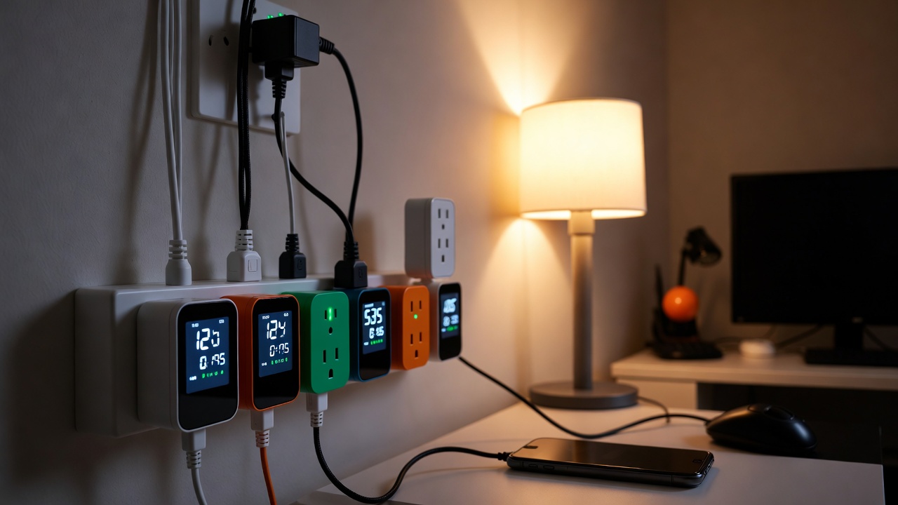 Energy monitoring with smart plugs for home automation