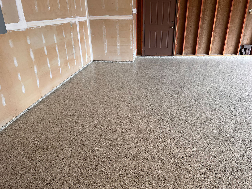 Garage floor coating