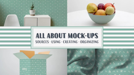 All About Mock ups: sourcing, using, creating, organising (a Photoshop and Airtable class)