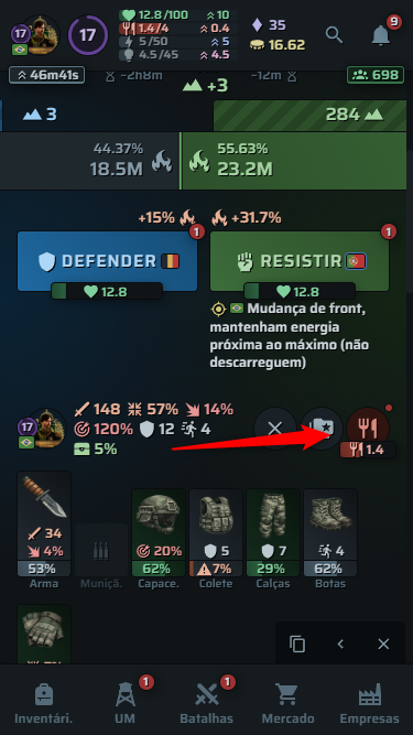 Sistema de fome e saúde