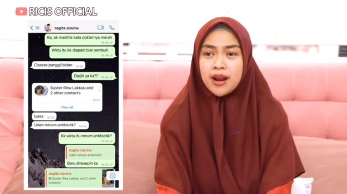 Ricis curhat ke Nagita saat kena Mastitis