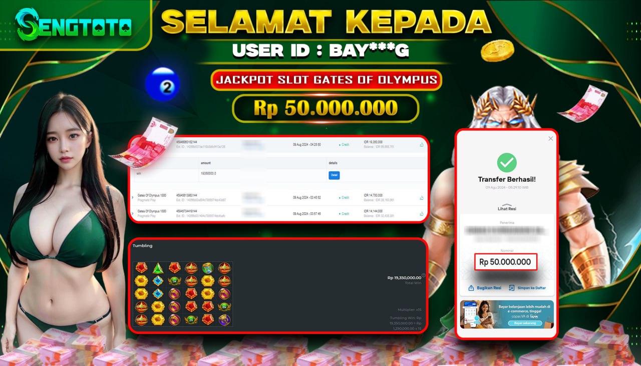 BUKTI PEMBAYARAN SLOT GATES OF OLYMPUS