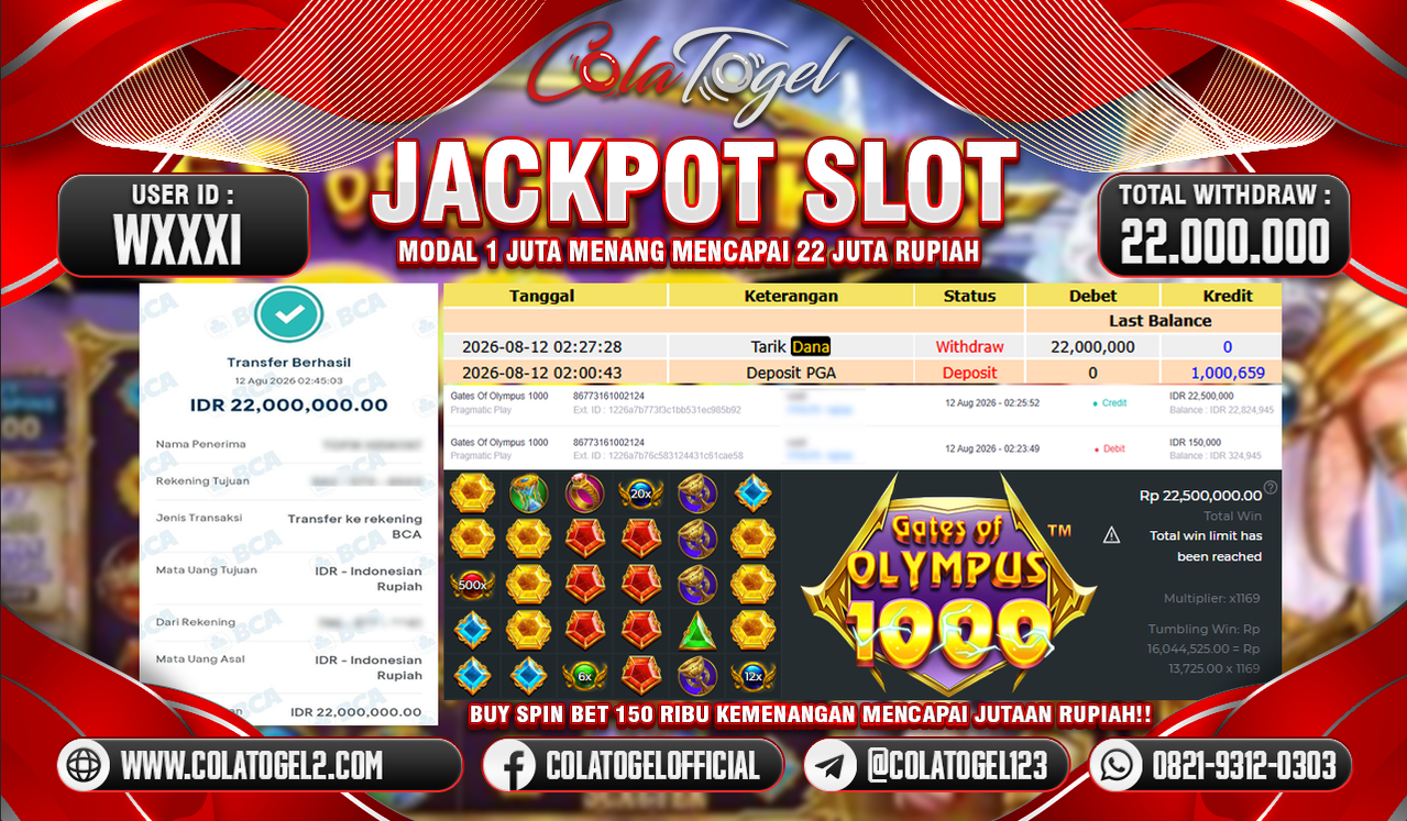 JACKPOT SLOT GACORR!!
