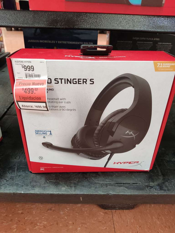 Audífonos HyperX 7.1 Walmart Cuitláhuac 
