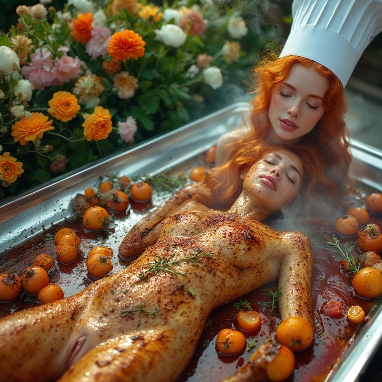 Garden wedding wom served Redhair spez 0 12