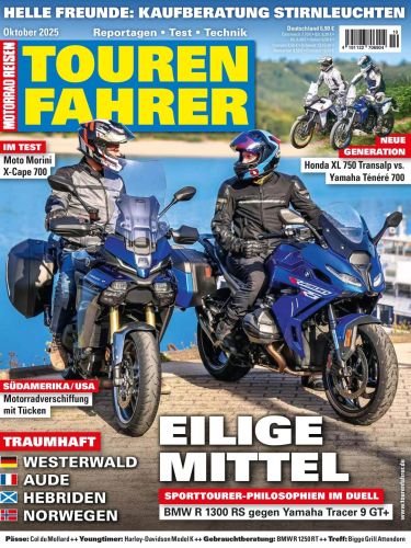 Tourenfahrer Motorradmagazin No 10 Oktober 2025
Tourenfahrer Motorradmagazin No 10 Oktober 2025