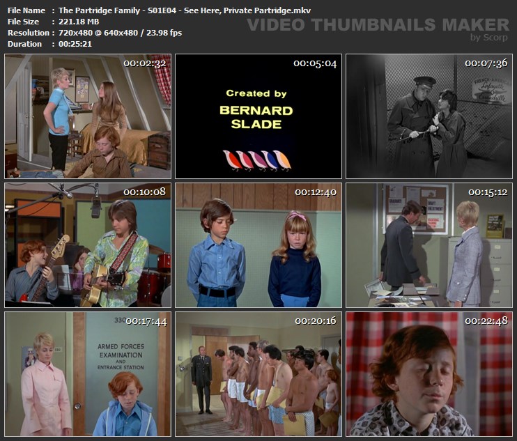 The Partridge Family - S01E04 - See Here, Private Partridge.mkv