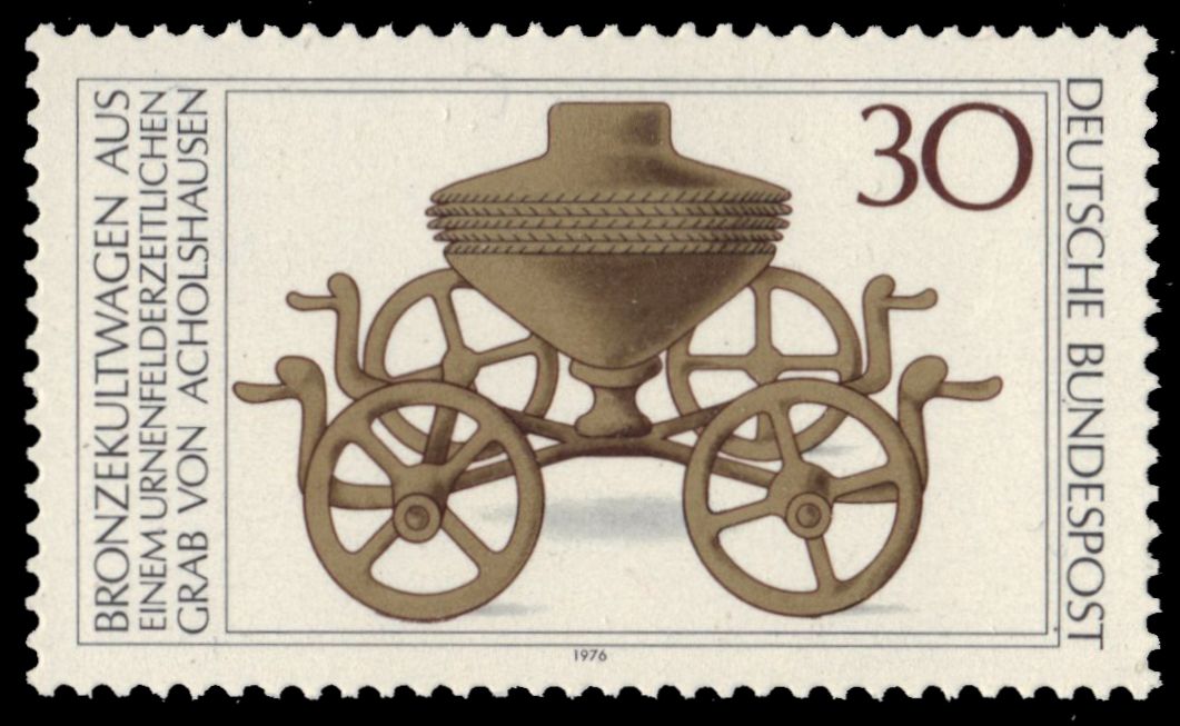 GERMANY 1218 – Archaeology „Ritual Bronze Chariot“ (pa89140)
