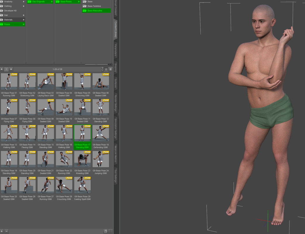 Standing Pose 17, G9M