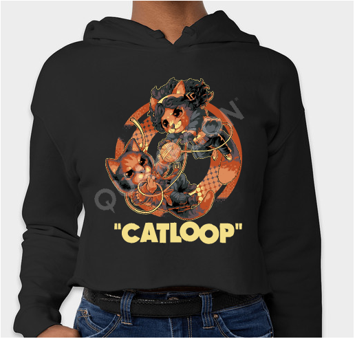 CATLOOP Fundraiser - unisex shirt design - front