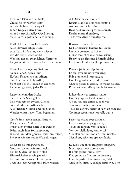 Novalis Cantiques spirituels II 10 0