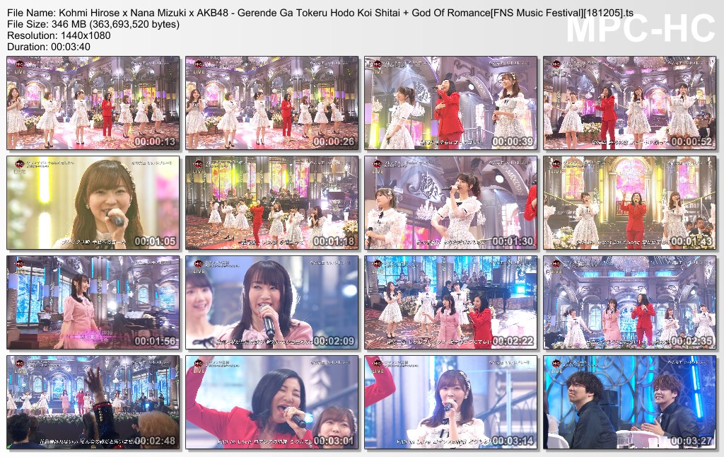 Kohmi Hirose x Nana Mizuki x AKB48 - Gerende Ga Tokeru Hodo Koi 