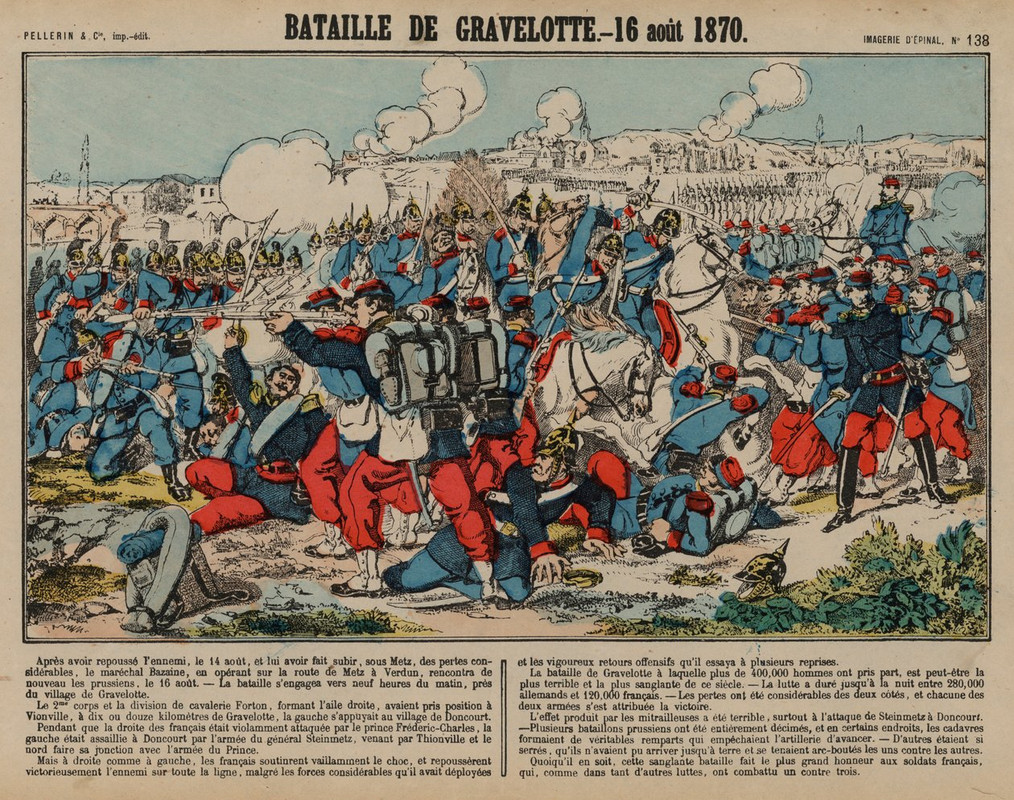 French_School_-_Battle_of_Gravelotte_Franco-Prussian_War_-_(MeisterDrucke-1030820)