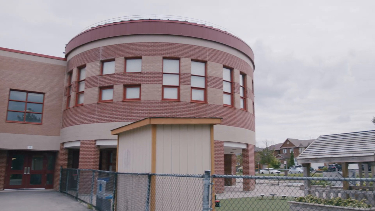 Brick rotunda of Fairwind Senior Public School