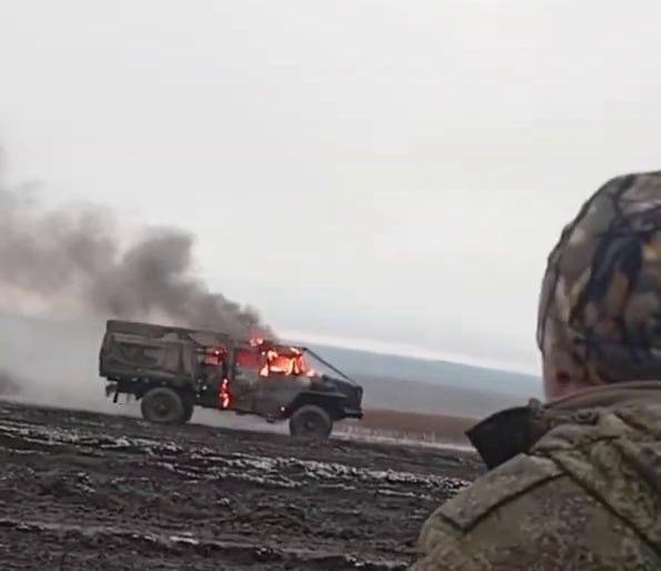 1038 2F510 transport vehicle (for 2S12 'Sani' mortar) destr 04 02 25