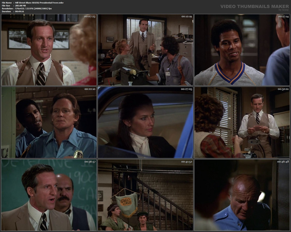 Hill Street Blues S01E02 Presidential Fever.mkv
