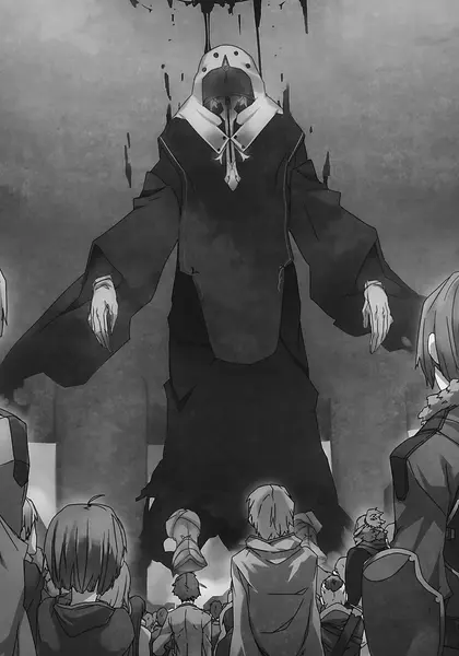 Ilustrasi Gamemaster dengan Avatar Bertudung Merah