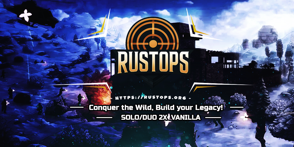 RustOps - Solo/Duo 2X | JUST FULLWIPED 11/07 11.07 07/11 image