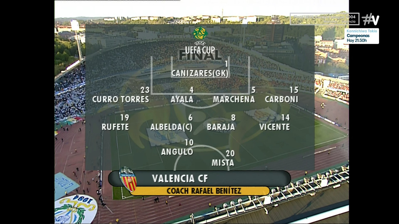 Copa de la UEFA 2003/2004 - Final - Valencia CF Vs. Olympique de Marsella (1080i) (Castellano) 1
