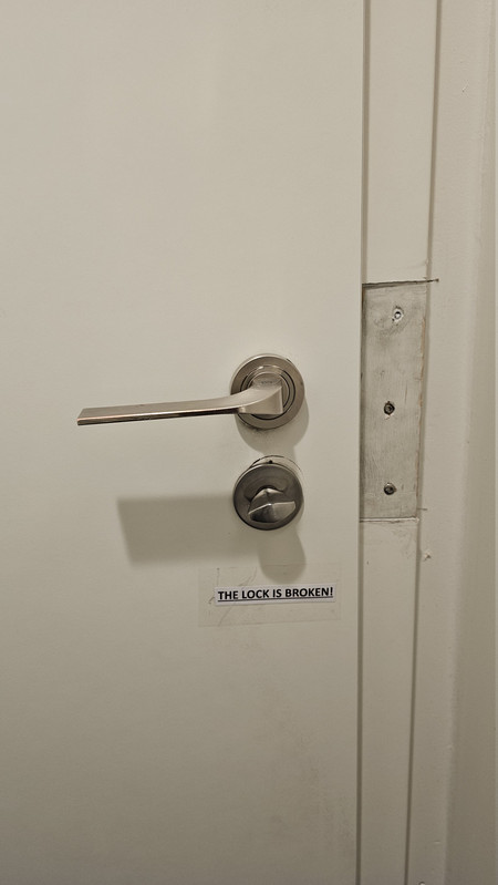 THE LOCK IS BROKEN!