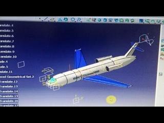 Modeling Full Body Of an Airplane in CATIA