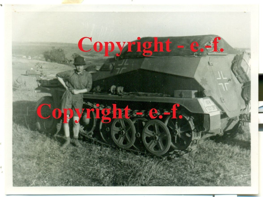 FOTO - SdKfz - SCHÜTZENPANZER - WAPPEN KOMET - G