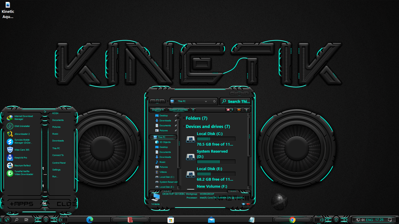 Kinetik Aqua V2 Theme