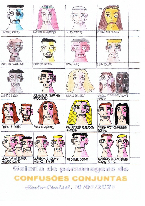 15. Galeria de personagens de Confusões Conjuntas (parte 4 de 5)