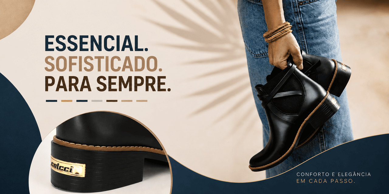 Bota Chelsea Peony Rain Colcci Original