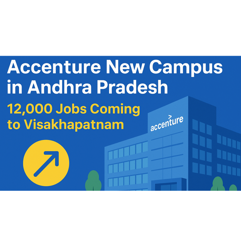 Accenture to Open Mega Campus in Visakhapatnam | 12,000 Jobs in Andhra Pradesh Soon