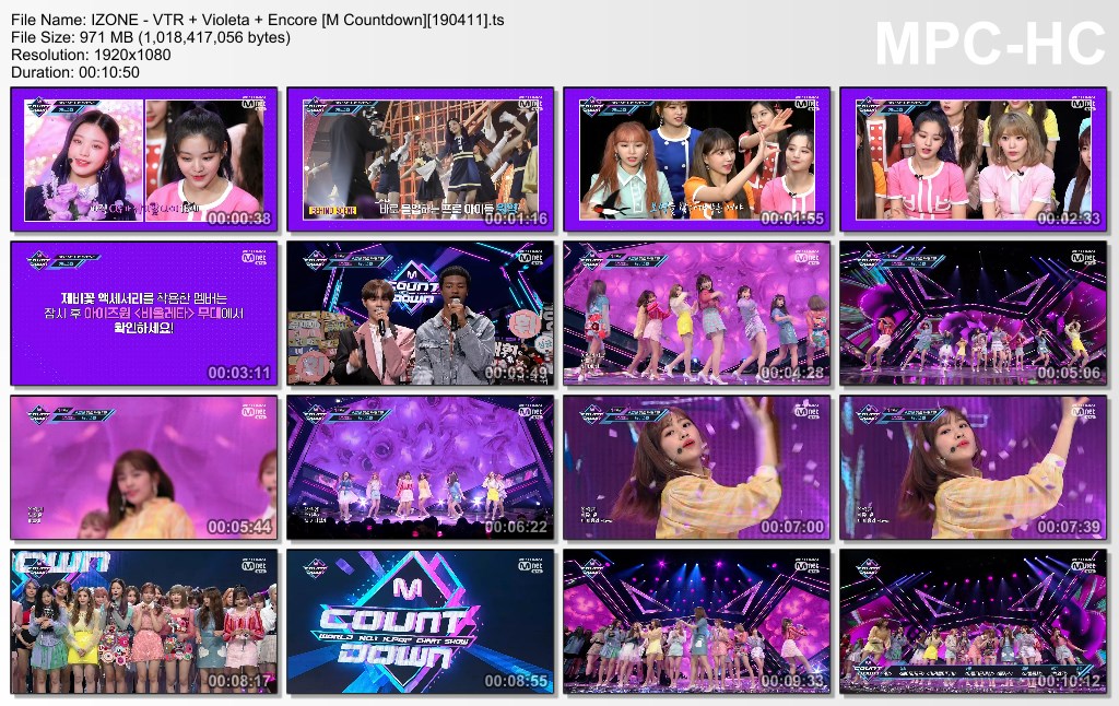 IZONE - VTR   Violeta   Encore [M Countdown][190411].ts_thumbs_[