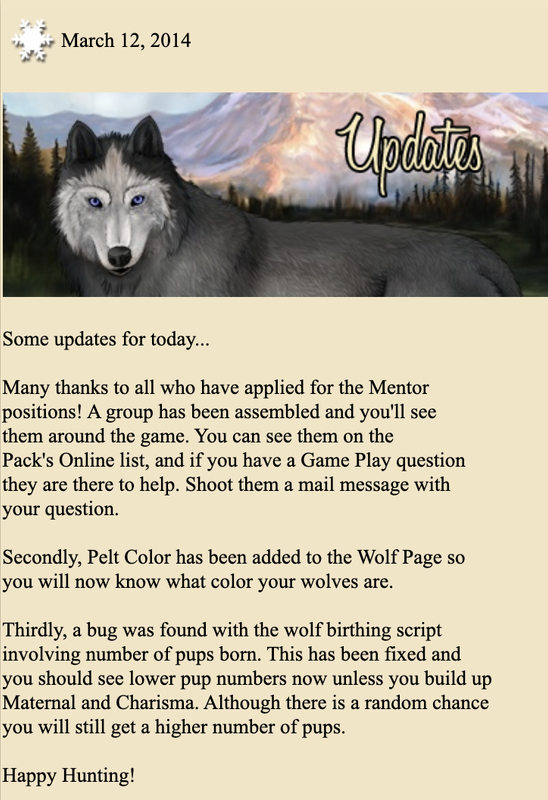 Wolf Play - Online Wolf Game!