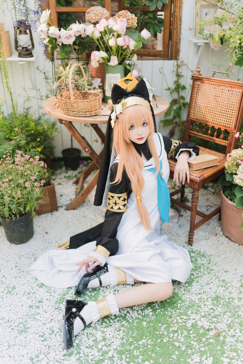 艾西Aiwest 碧蓝档案伊落玛丽修女Cosplay写真图集 修女主题高清图集 33P (98.4M)插图4