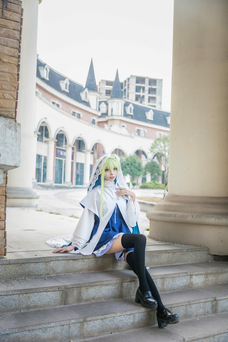 艾西Aiwest 白圣女塞西莉亚Cosplay写真图集 高清美图合集 24P (121.1M)插图9