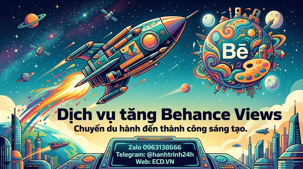 dịch vụ tăng behance views nhanh behance adobe
