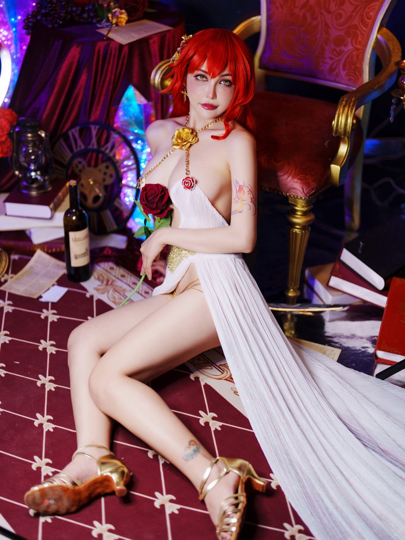 Joyce Lin2x Himeko Dress Cosplay Honkai Star Rail 写真 74P插图2