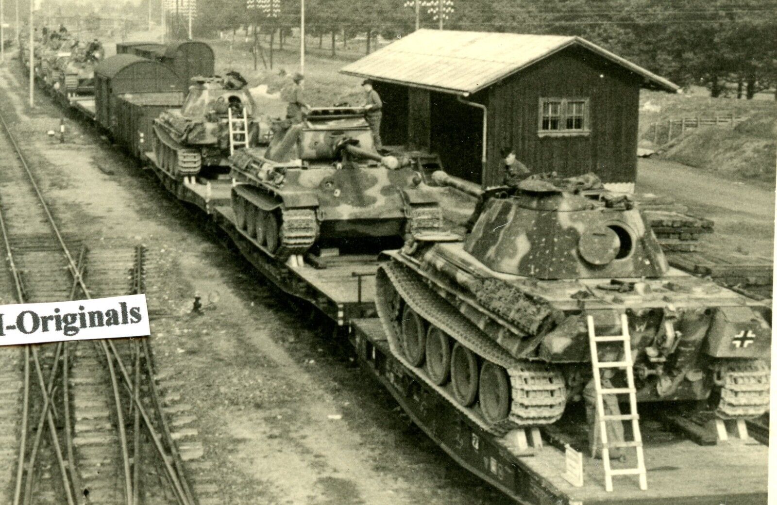 Foto Panzer V Panther Panzer Regiment Berlin Oderfront Endkampf