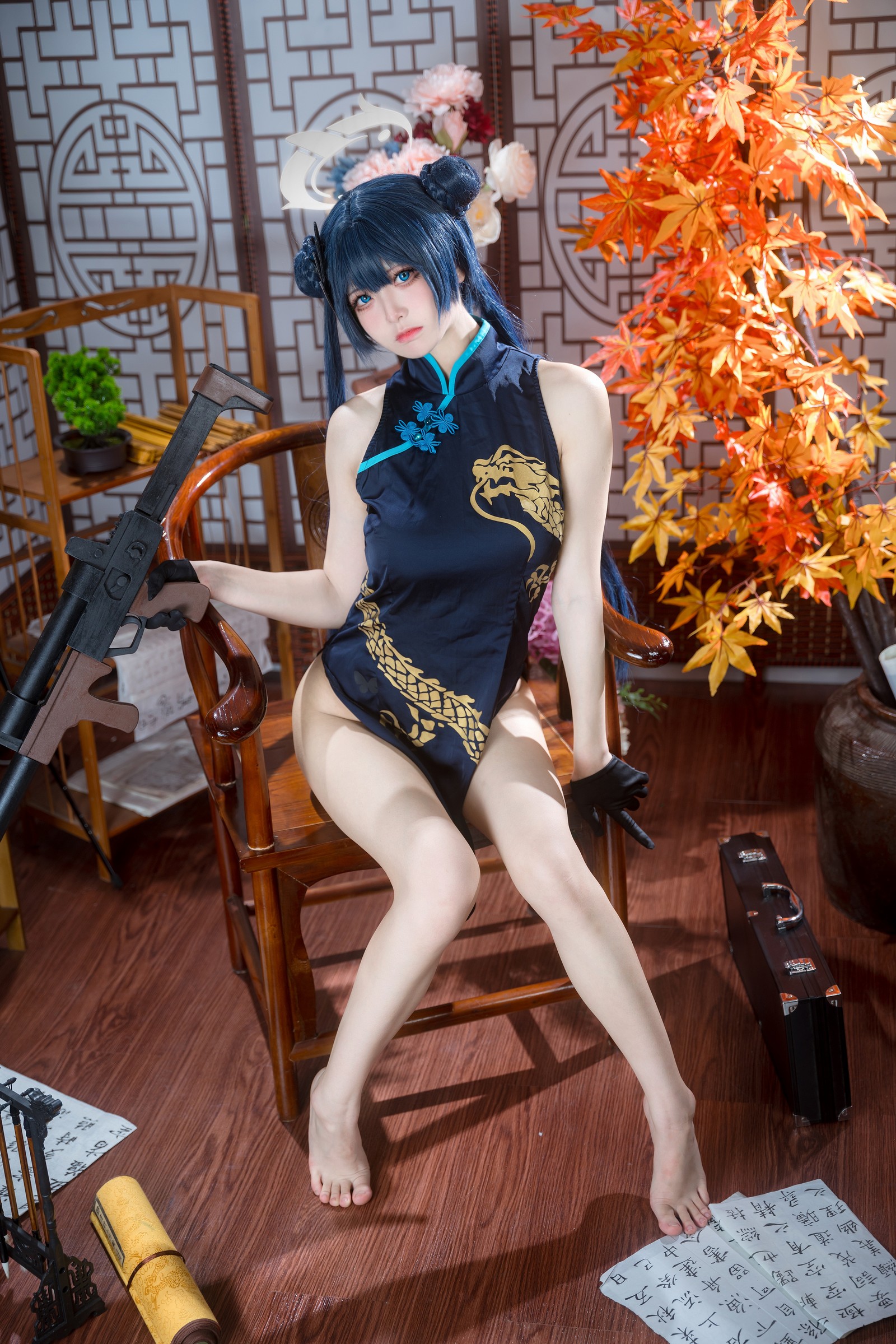 九柒喵 – 碧蓝档案 妃咲 Cos 高分辨率写真（28P-137M）蓝档案角色合集插图1