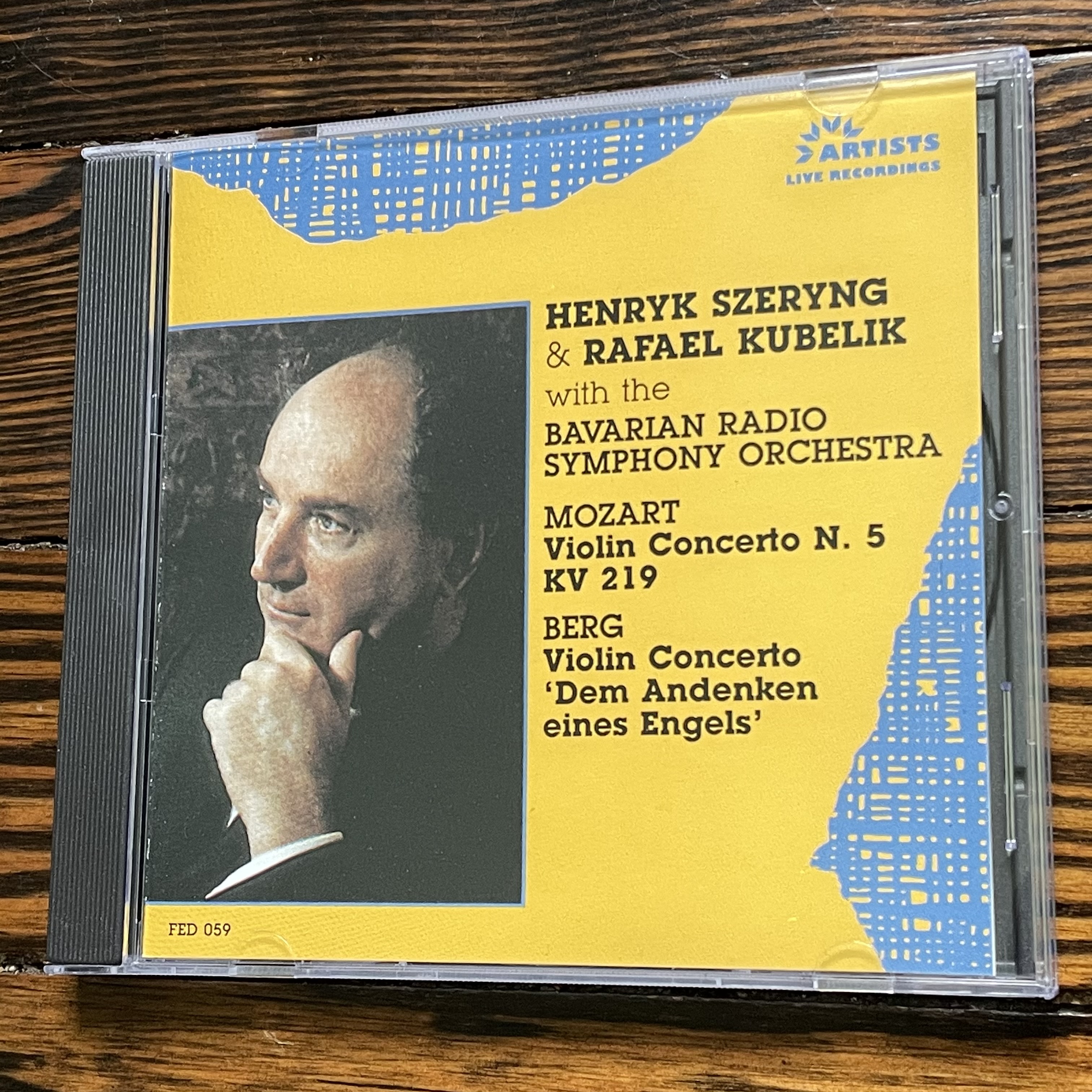 Henryk Szeryng; Kubelik / Mozart: Violin Concerto No. 5 / Berg: Concerto  (Arti.. | eBay