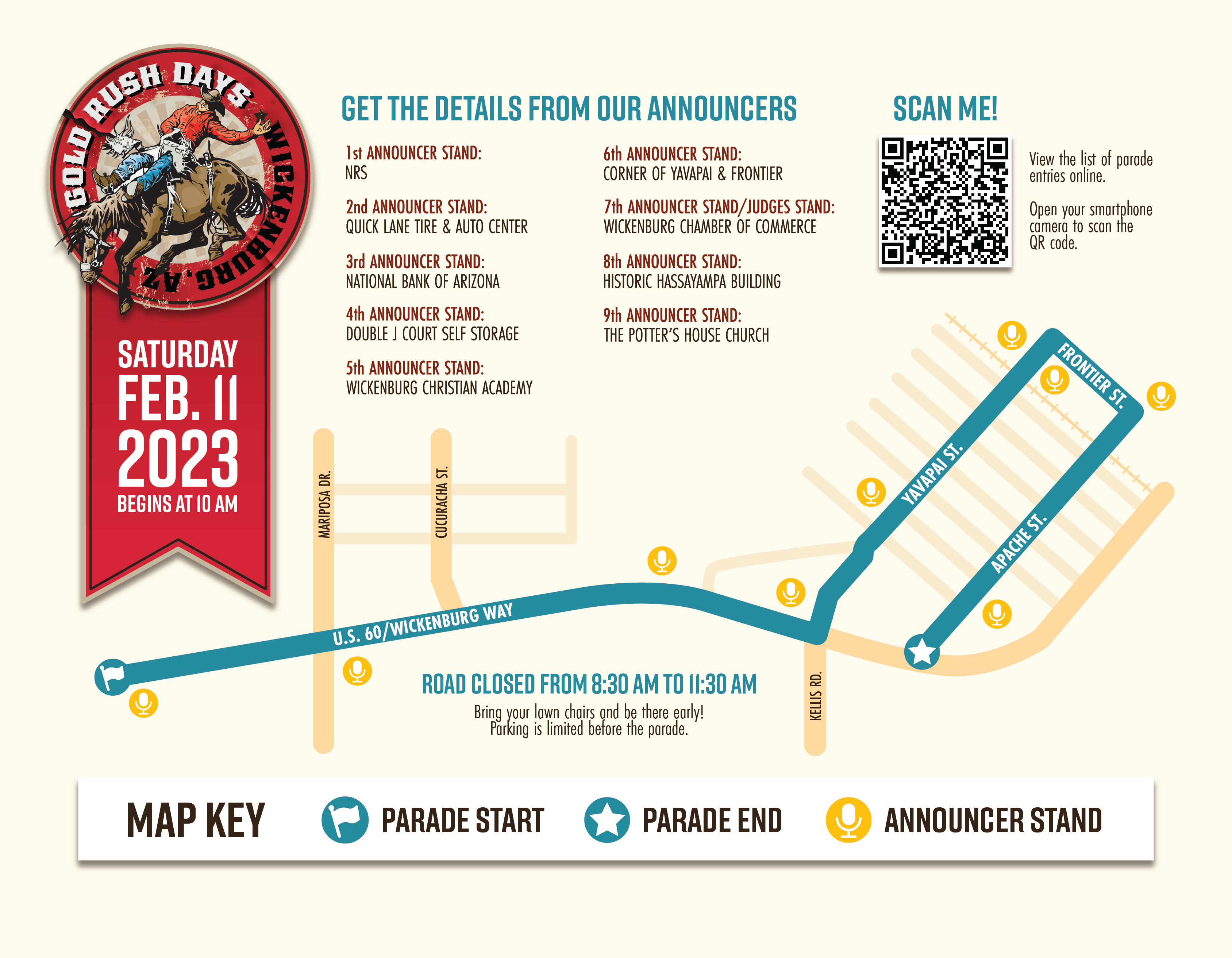 Gold Rush Days Parade Map 2023 — Postimages
