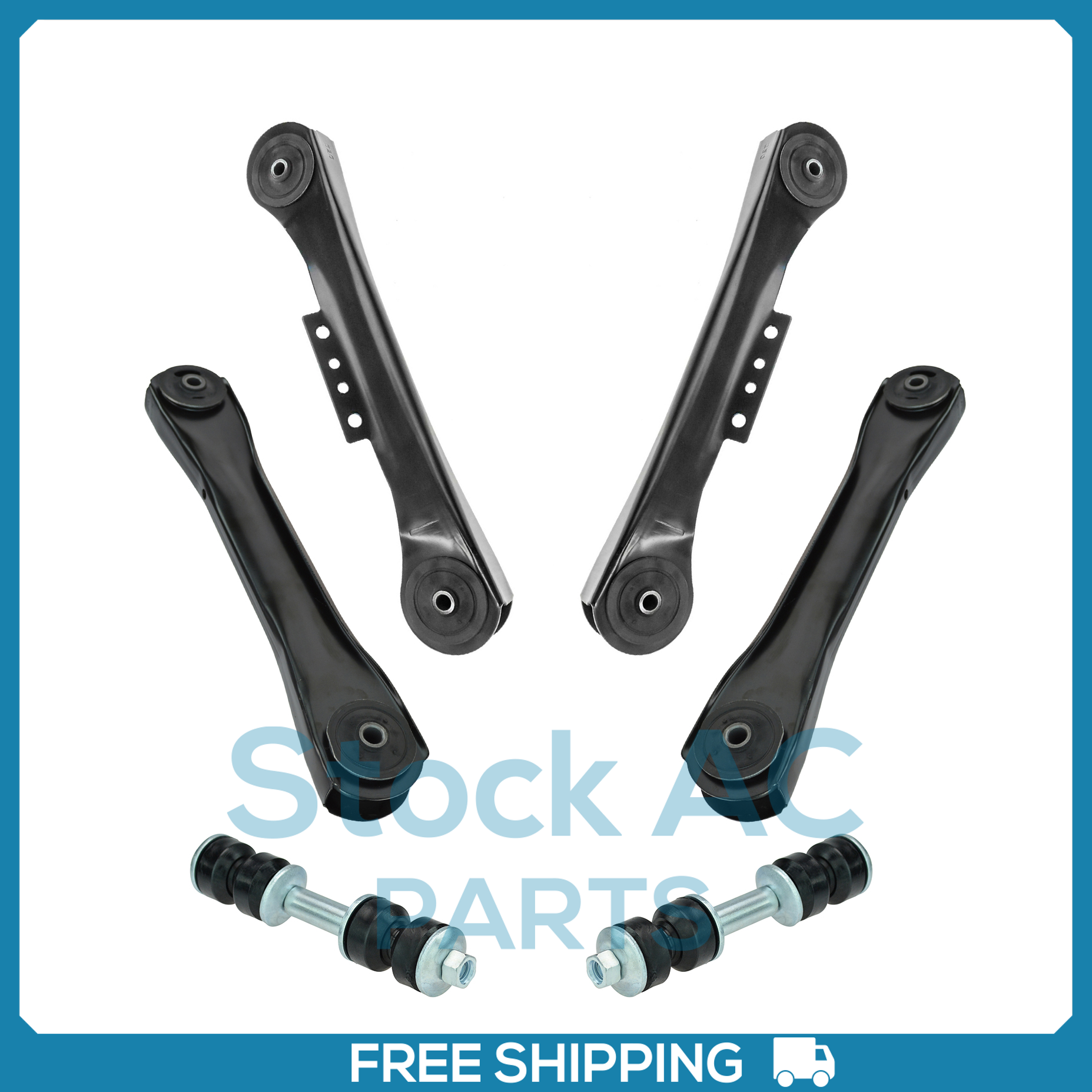 New Suspension Kit for 93-98 Jeep Grand Cherokee Rear End - 6pcs