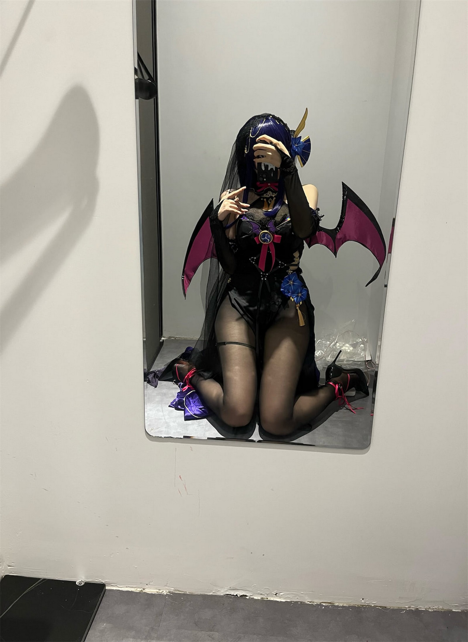 安食Ajiki 原神雷电将军魅魔写真集 – 高质量COS & 二次元美女 [35P-259M]插图3