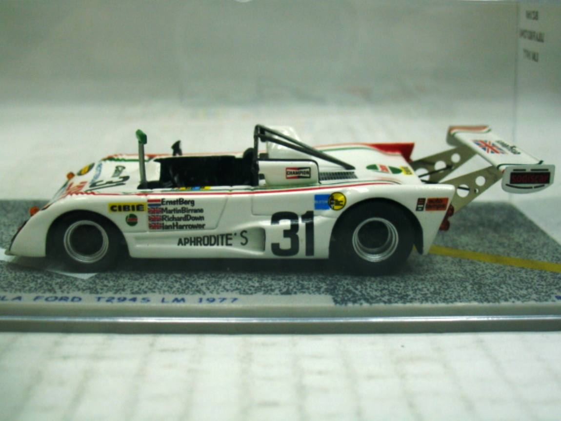 WOW EXTREMELY RARE Lola T294S Ford #31 24h Le Mans 1977 Resin 1:43 Bizarre-Spark | UK